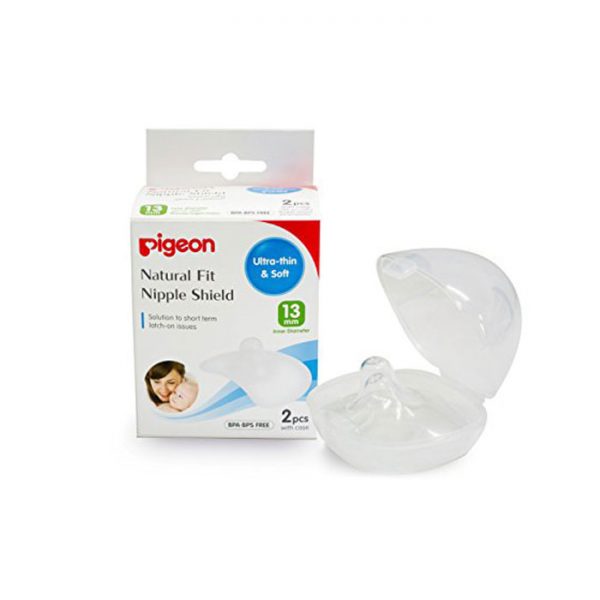 Pigeon Natural Fit Large Silicone Nipple Shield, nipple shields