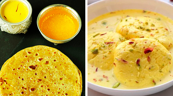Pooran Poli and Rasmalai, Diwali recipes, Diwali dishes at home