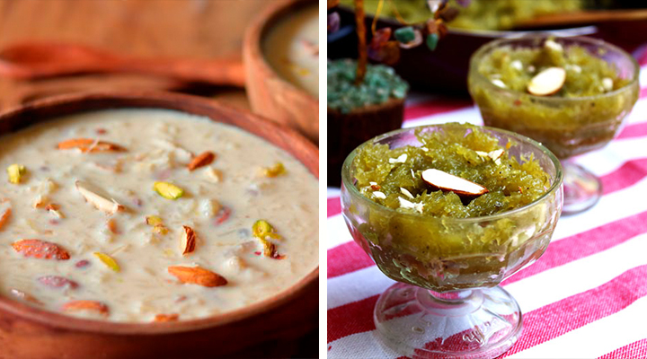 Rice Kheer, Lauki halwa, Diwali Recipes, Diwali dishes