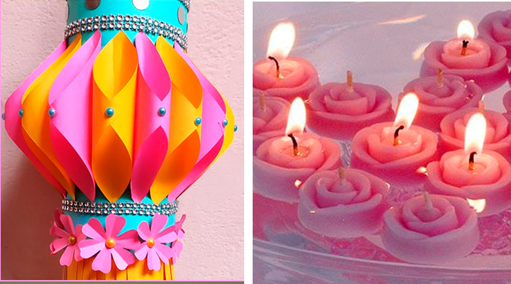 Paper lanterns, Floating candles, Rangoli for diwali decoration, Toran for diwali decorations, How to do Diwali decorations, Best diwali decorations, DIY ideas for diwali decoration, diwali decoration at home, Diwali decoration items
